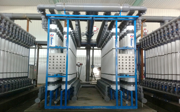 中空纤维膜产品装备：：：造纸行业亚海水淡化项目